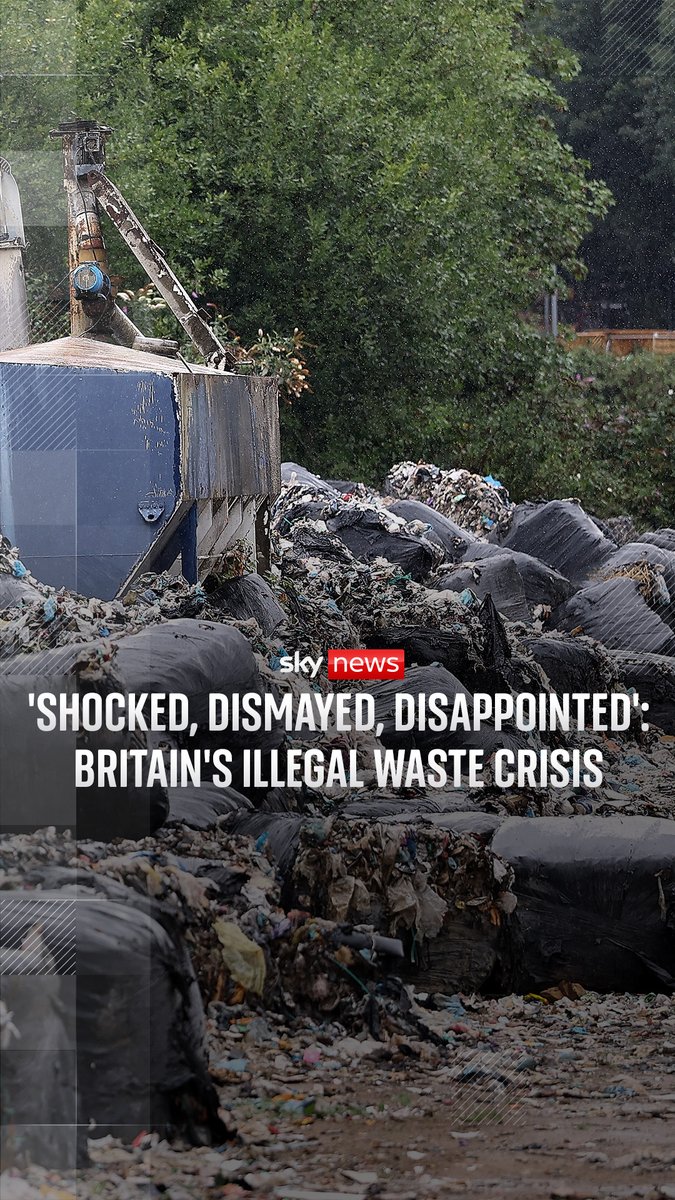 The prime minister has vowed to crack down on waste dumps that have 'blighted communities'. Sky's Shingi Mararike visits a site in Ranskill in Nottinghamshire, where more than 55,000 tonnes of illegal waste has been dumped.
