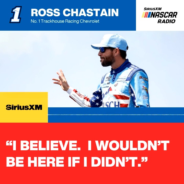 🗣️ Amid struggles for Trackhouse Racing, driver Ross Chastain isn't giving up on the organization's ability to win. 💭 "I believe that these four walls have what it takes. [...] The workforce is here. They've done it before, we can do it again." More: