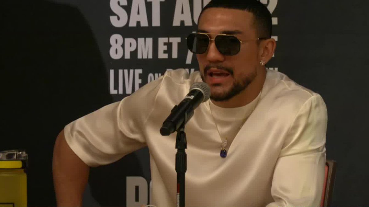Teofimo says Rolly is NOT in his league and plans to take care of business easily! 😳 🎟️ Buy #RollyTeofimo NOW at | Aug 22 | Live on DAZN and DAZN on Prime ▪️