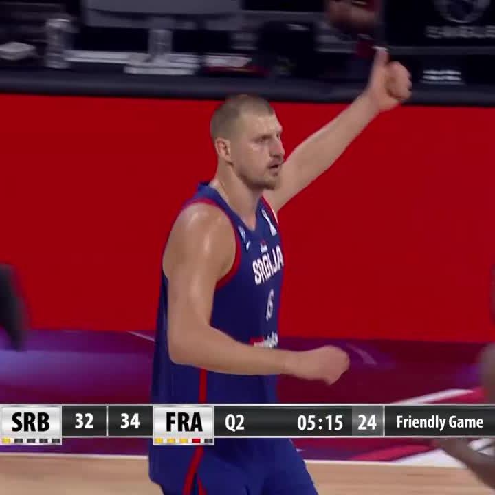 Were you expecting anything else? 🤷 Joker delivers with 20 PTS, 9 REB and 8 AST, as Serbia 🇷🇸 pick up the W in the first of their two matchups against Wemby and France 🇫🇷 📺 Watch LIVE as two teams match up again on August 23, Sunday: #FIBAWC