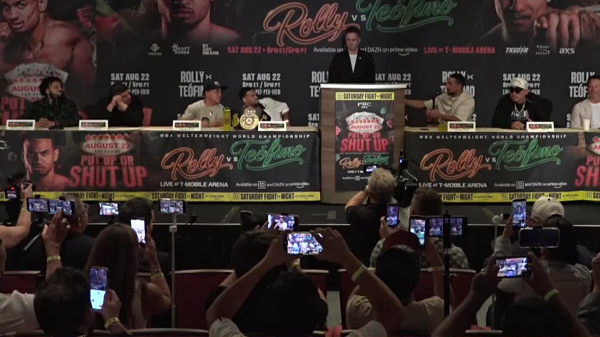 It’s getting VERY SPICY between Rolly and Teofimo 🥵 🎟️ Buy #RollyTeofimo NOW at | Aug 22 | Live on DAZN and DAZN on Prime ▪️