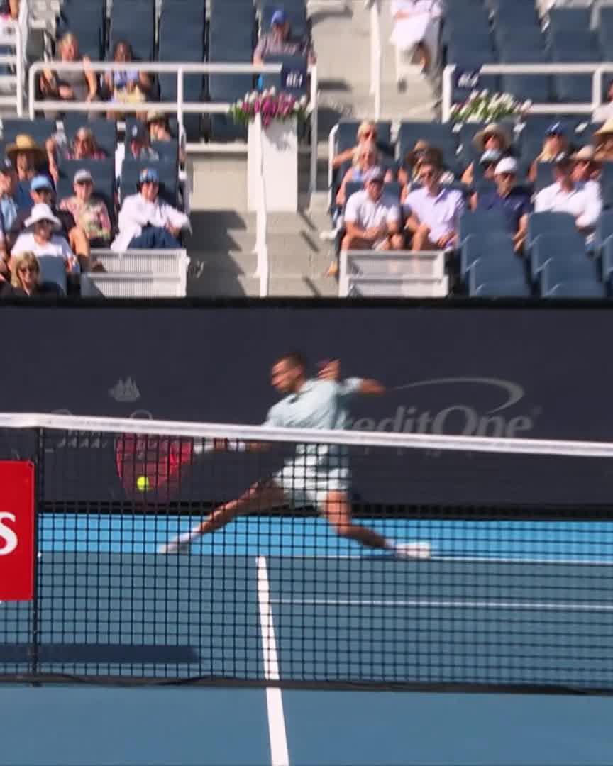 PERFETTO 👌 As picture-perfect as they come, from Flavio Cobolli #CincyTennis