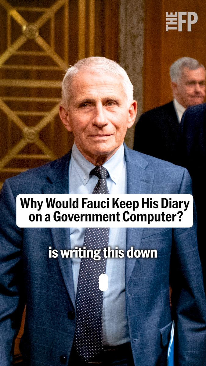 "What I don't really understand is writing this down on your government computer to email it to yourself," Vinay Prasad MD MPH said, after reading 1,000 pages of Fauci's diaries. Watch the full interview here: