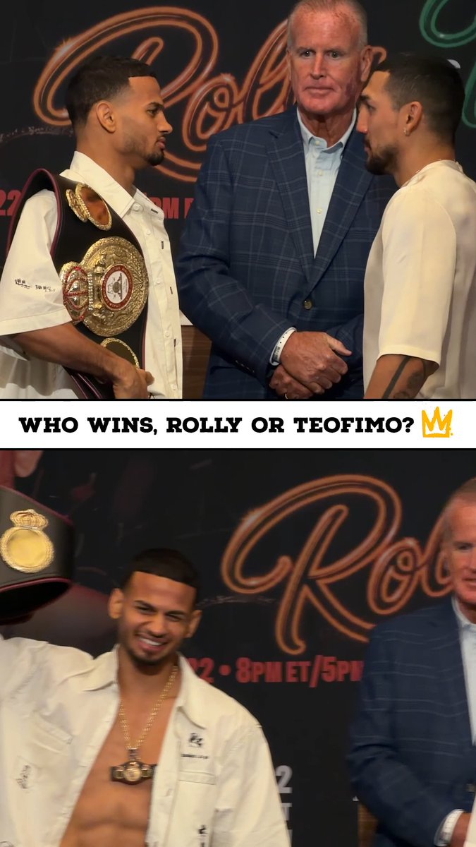 48 hours until showtime but we want your fight predictions now! 🔮 #RollyTeofimo