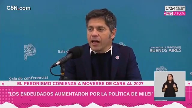 ⭕Conferencia de prensa de Axel Kicillof 🗨️"La morosidad no es un problema entre privados" 🗨️"Los endeudados aumentaron por la política de Milei" 🗨️"Se han perdido 30 mil empresas en Argentina" 🔴 [VIVO]