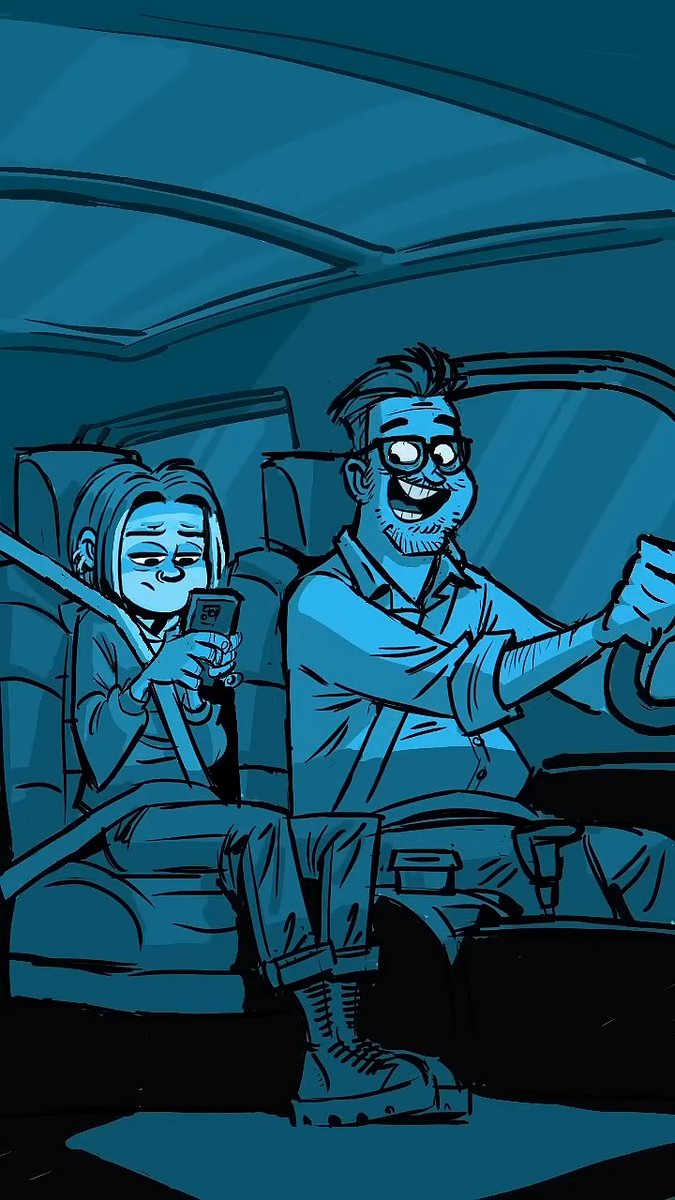 THIS IS LITERALLY EVERY CAR RIDE WITH DAD