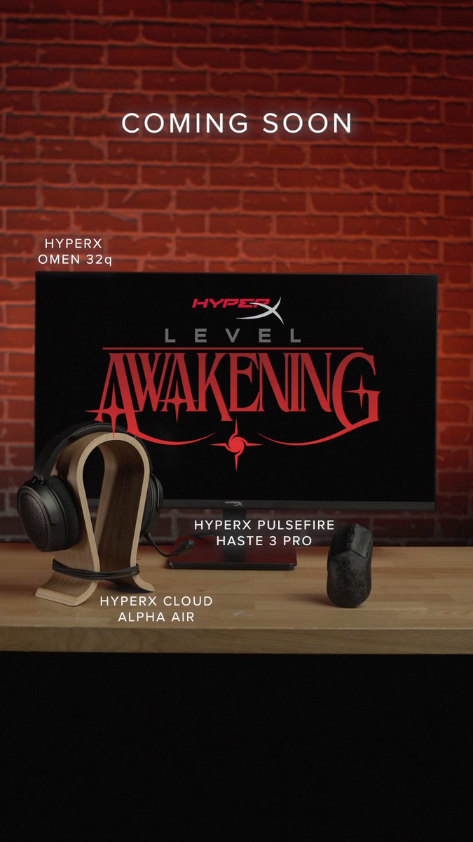 The wait is over. ⚔️ 🎧 Cloud Alpha Air Open-Back Gaming Headset 🖱️Haste 3 Pro Wireless Mouse 🖥️OMEN 32q 240hz gaming monitor Stay tuned... we've got more coming soon👀 🔗