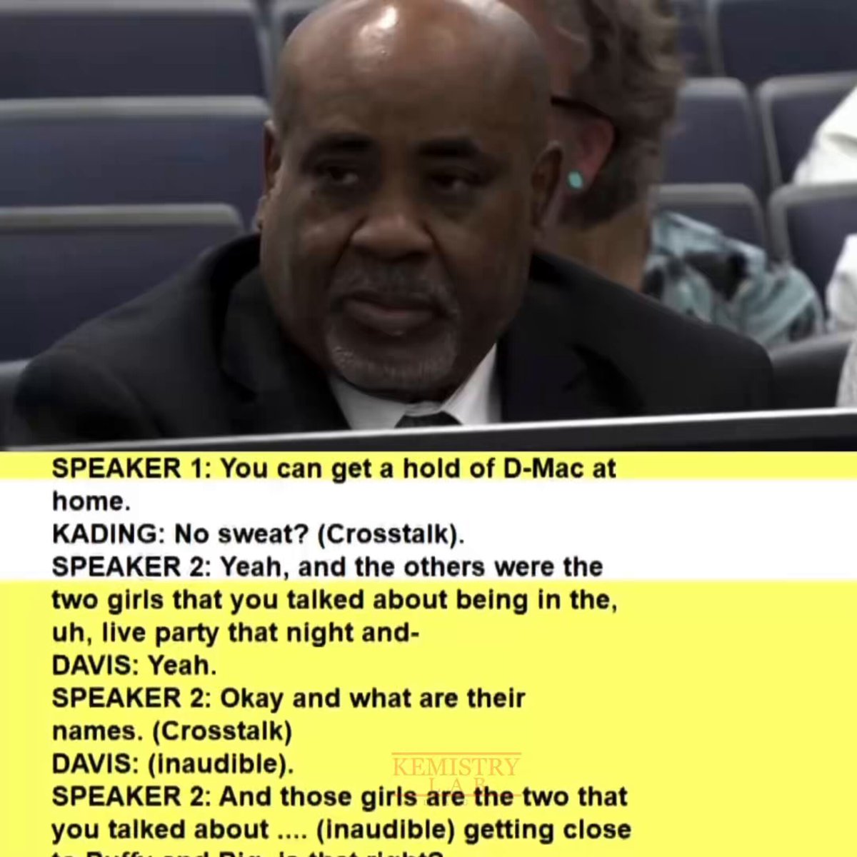 The jury got to hear audio of Duane “Keffe D” Davis telling Greg Kading that the 2 girls who got close to Diddy &amp; Biggie Smalls at the after party were responsible for the hit that took his life hours later