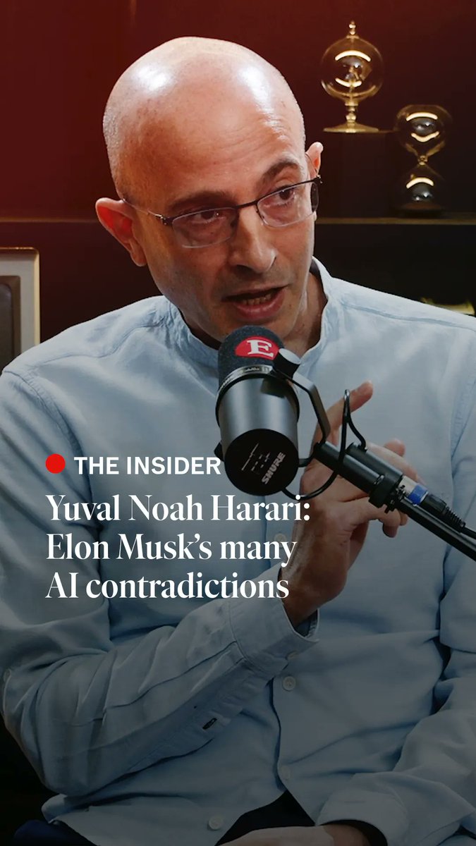 .Yuval Noah Harari says the idea that the AI takeover is “inevitable” is a narrative to avoid responsibility. The author and historian explains Elon Musk’s many AI contradictions in an interview with Zanny Minton Beddoes, The Economist’s editor-in-chief. Watch the full interview: