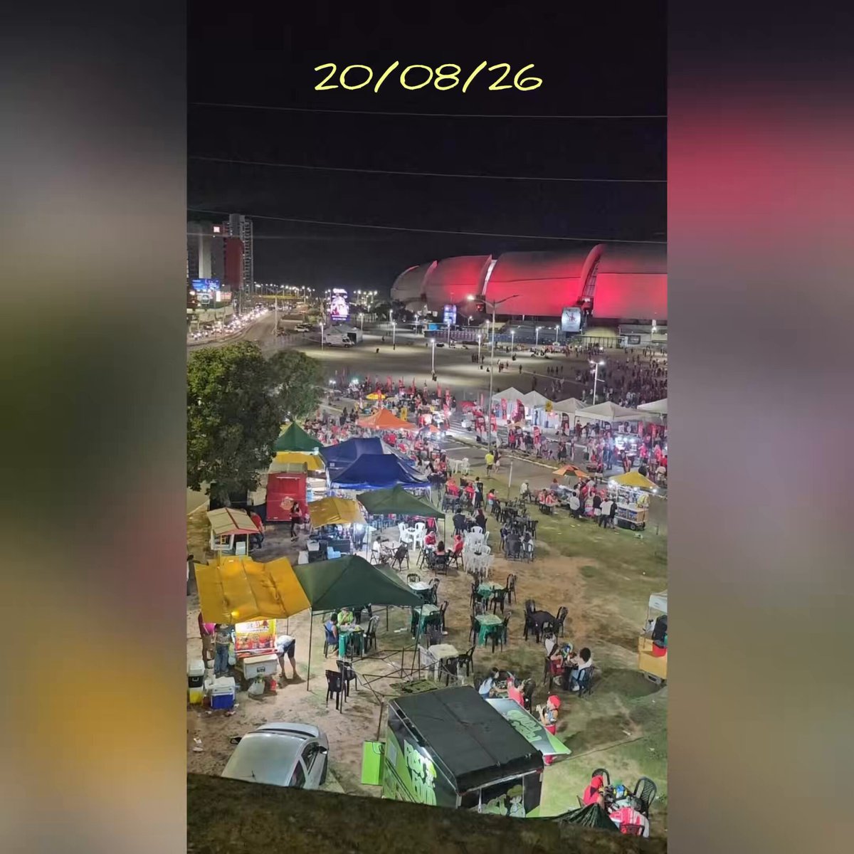 Flopada da visita do LuIa em Natal de um ângulo melhorzinho para ver em detalhes o vazio da popularidade‼️😁