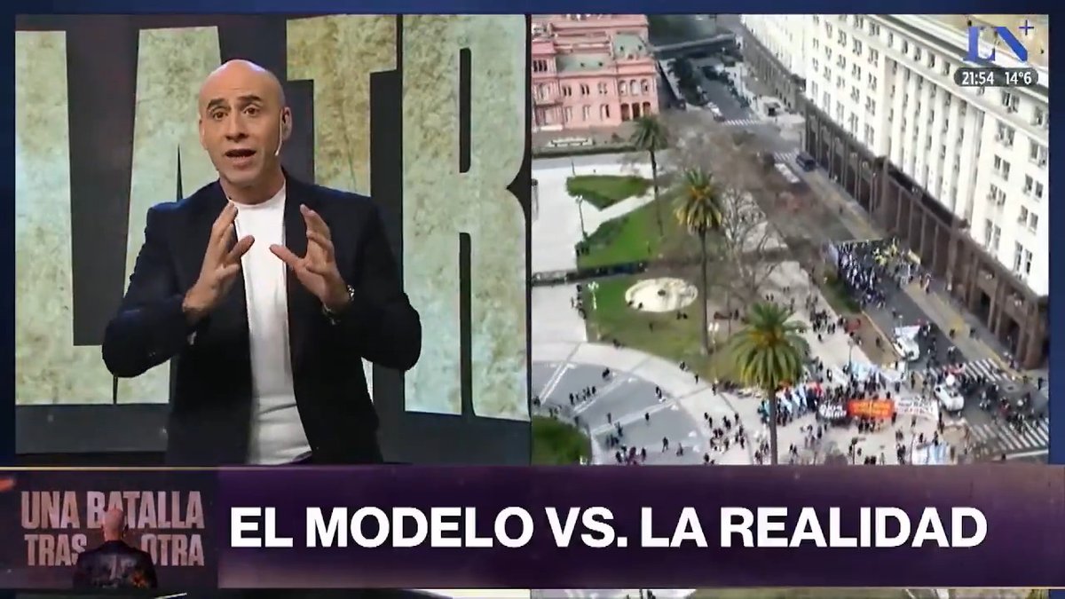 💬 “Se instala una sensación de que en Argentina se va todo al diablo” La reflexión de Esteban Trebucq sobre el debate del modelo del Gobierno vs. la realidad. 📍 Una Batalla Tras Otra