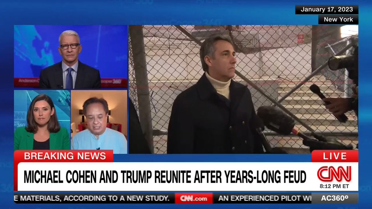 Lincoln Project co-founder George Conway he feels sorry for Michael Cohen as he attempts to get back in the President's good graces with a radio interview. Conway adds that Cohen is "trying to play everybody. He wants to be loved."