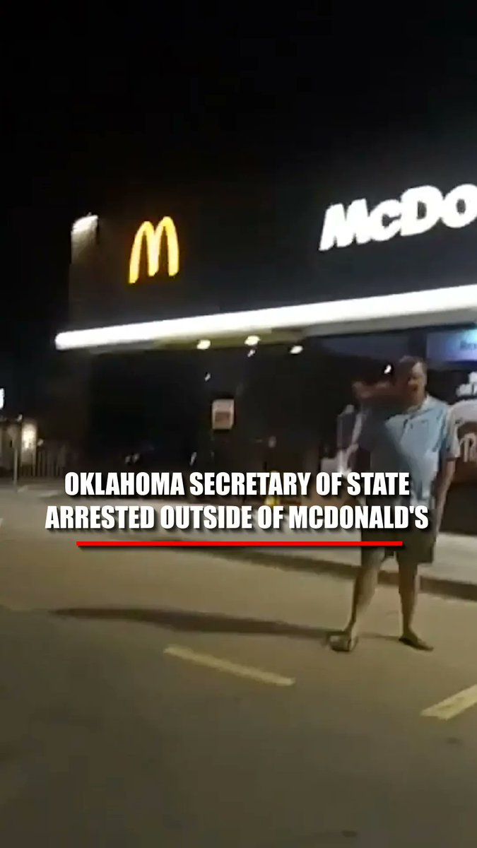 Oklahoma Secretary of State Benjamin Lepak was arrested outside a McDonald’s on suspicion of public intoxication after police said he had “extremely slurred speech.” “I had a beer… that’s it,” Lepak told officers, later saying he drank less than one beer because he did not finish it. His spokesperson noted that police did not administer a breathalyzer test. Oklahoma Attorney General Gentner Drummond called Lepak “thoroughly inebriated” after reviewing the footage and demanded Gov. Kevin Stitt fire him immediately.