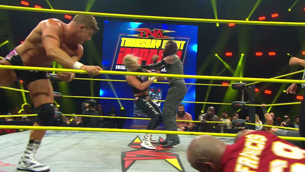 .MATT HARDY, #BrotherNero DELETED, MOOSE™️ and 👑 Frankie Kazarian 👑 have all the momentum heading into #TNALockdown! #TNAiMPACT Nic Nemeth Ryan Nemeth A.J. FRANCI$ 💰 👑 Frankie Kazarian 👑