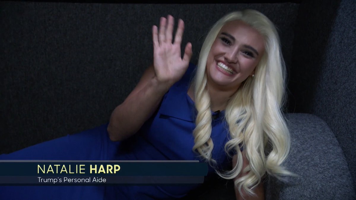 Trump’s personal aide Natalie Harp (rose kelso) comments on riding in the trunk of a car to avoid getting left behind in Trump’s motorcade. #FallonTonight