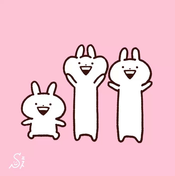 ぎゅんぎゅんする うさぎゅーんたちです！ #バニーの日