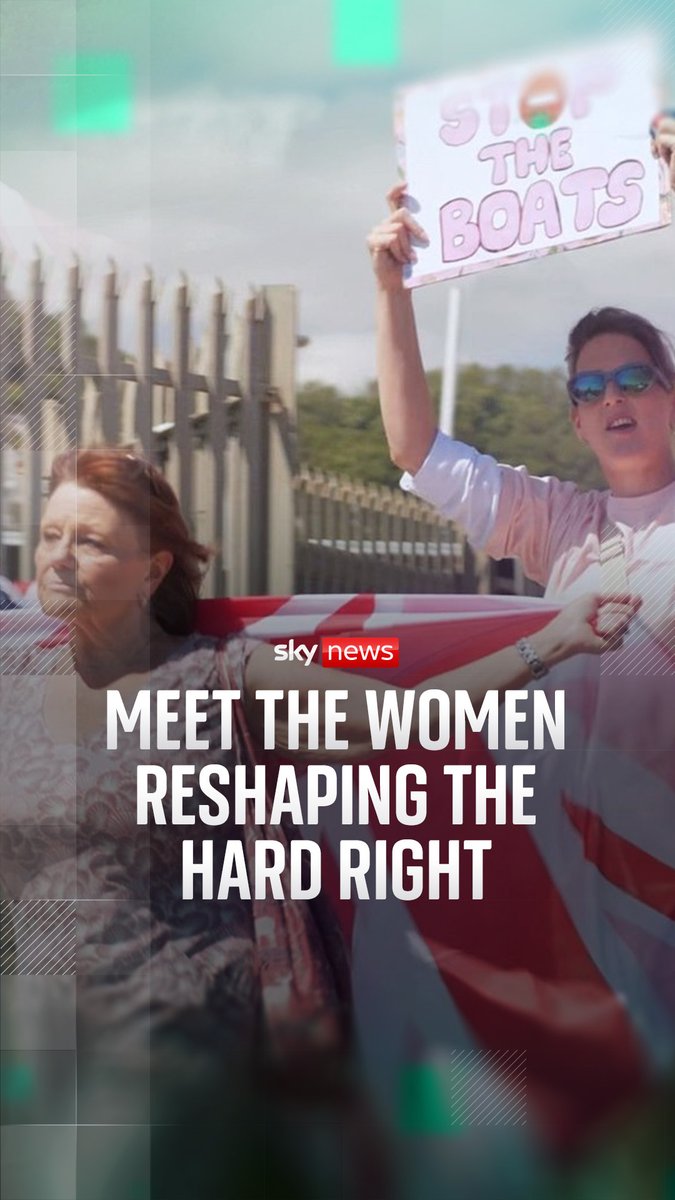 Why are women joining Europe's hard-right movements? Sky's Tom Cheshire explores how debates around migration, women's safety and identity are intersecting with increasingly extreme ideas. Watch the full report:
