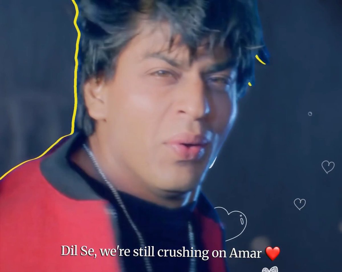 28 years later, Amar still makes our hearts skip a beat ❤️ #Celebrating28YearsOfDilSe
