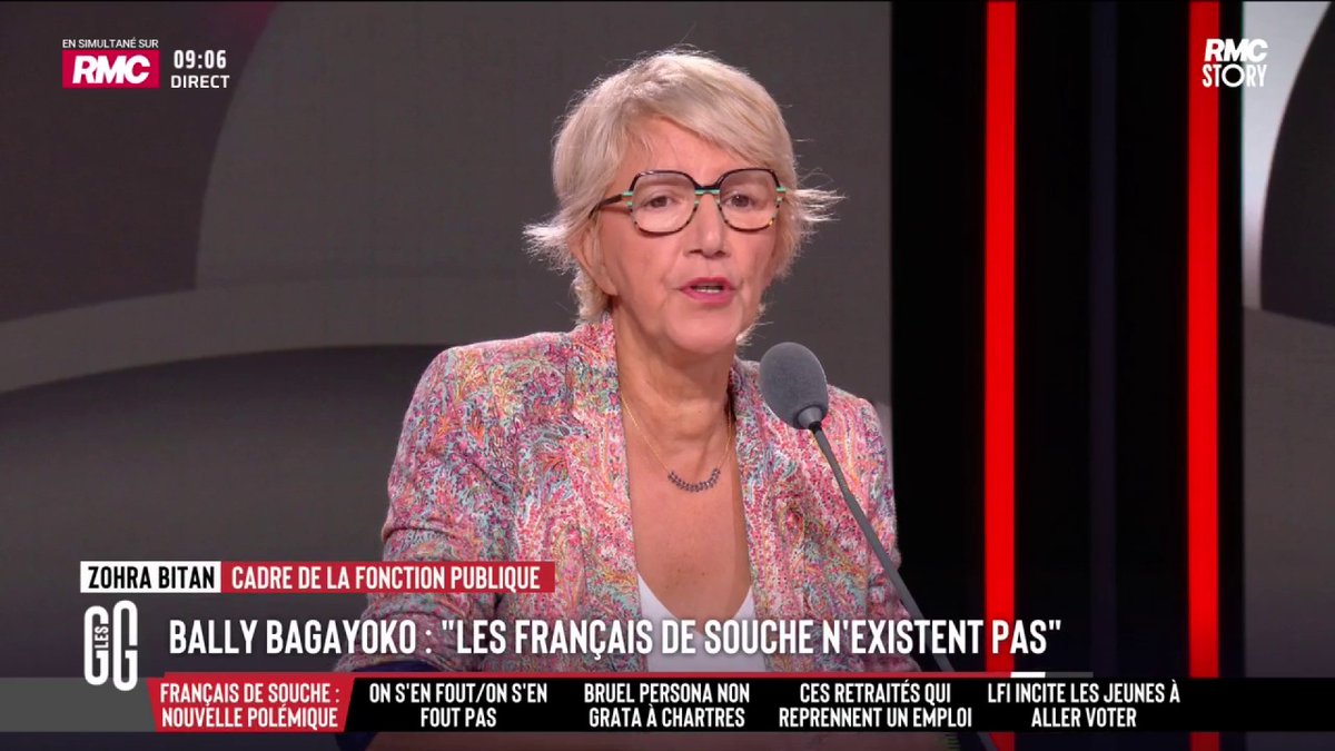 🗣️ "Les Français de souche n’existent pas" : d’accord ? 🎙️ Zohra Rose Bitan 🌹🎗️SoutienFD0🦩 : "Être 'Français de souche' ne veut rien dire. Nous sommes l’addition d’identités plurielles venues de partout, certaines récemment, d’autres de longue date" #GGRMC