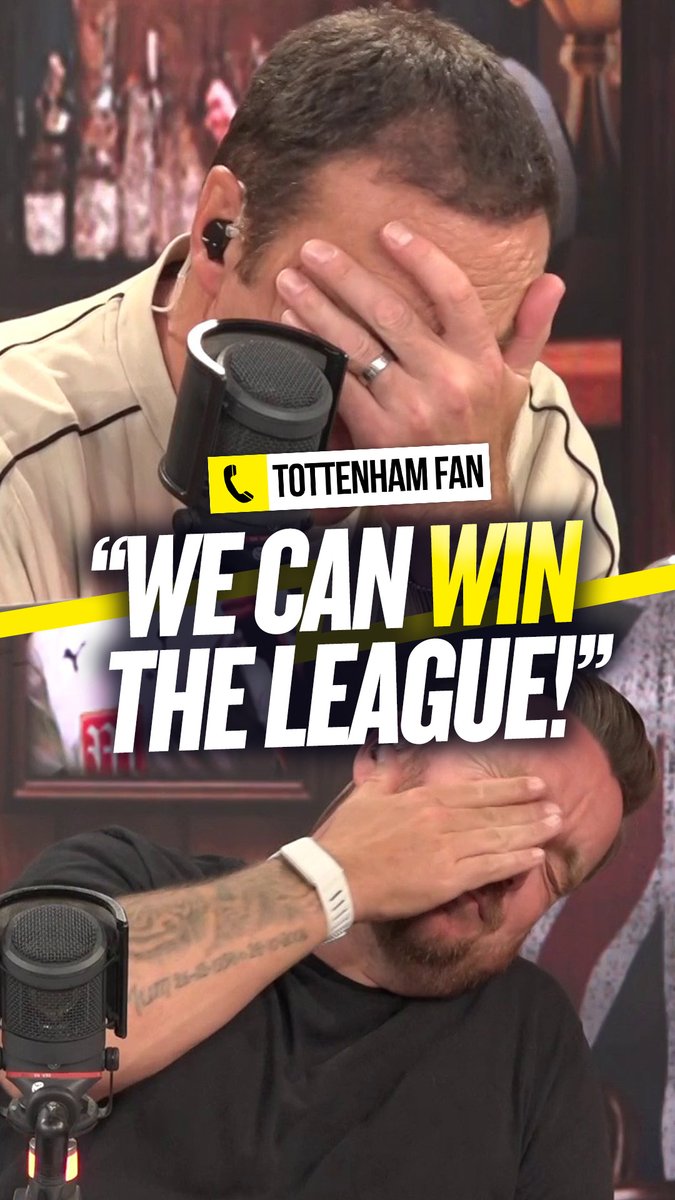 😤 "Jamie, you're being too negative..." 🏆 "I think we're winning the league." This Spurs fan stunned Cundy & O'Hara with their bold claim about Spurs this season... ⚪️