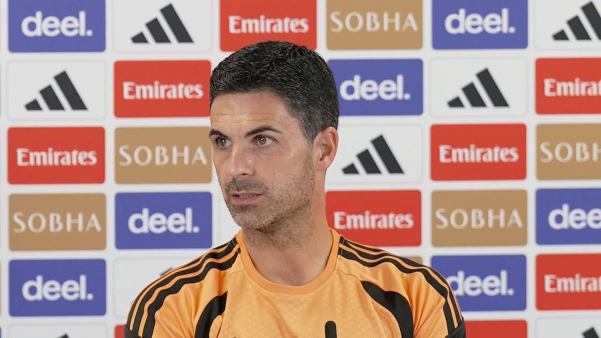 "He was one of the best players for Arsenal last season" 🗣️ Mikel Arteta when asked about Martin Zubimendi's Arsenal future.