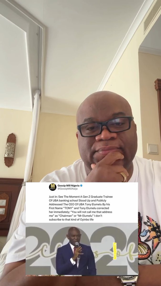 “Several people are saying Gen Z don’t have respect. Personally, I believe it’s we, the elders, who caused all this nønsense. It’s because these young girls are now seeing old men’s nåk£dness. You will see an old billionaire going to marry a little girl. It’s what we ordered that we are receiving now" — Canada-based Nigerian doctor, Zo, reacts to the trending video of a lady who called UBA CEO Tony Elumelu “Tony.”