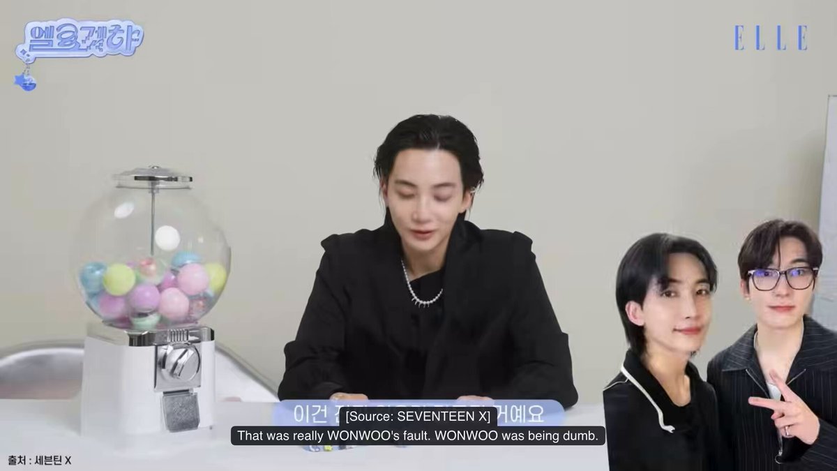 jeonghan talked about wonjeongdae’s presidential award incident from last year 😆 😇 that was really wonwoo’s fault. wonwoo was being dumb. we originally thought we weren’t going to do our team greeting so we were just going to say thank you and leave. but then we heard “please do your team greeting!” and had to do it in a rush. so i whispered through clenched teeth “wonwoo, say the name” and wonwoo whispered back “yeah, got it” but he understood me differently. we did completely different greetings, so i was flustered. but even then i thought “okay, this is content. this is so us” and i was kinda proud of it. it was just funny. carats laughed at it and everyone there laughed too