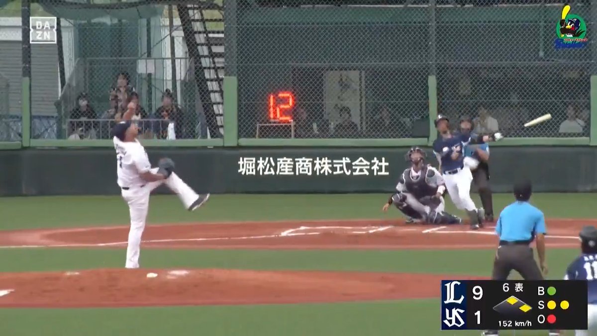 2打席連続のアップルパンチ🍎🍎 外崎修汰 ファーム3号3ラン キハダの152キロをぶち込んだ ⚾️ヤクルト×西武（ファーム） #イージースポーツ #seibulions #だったらDAZN