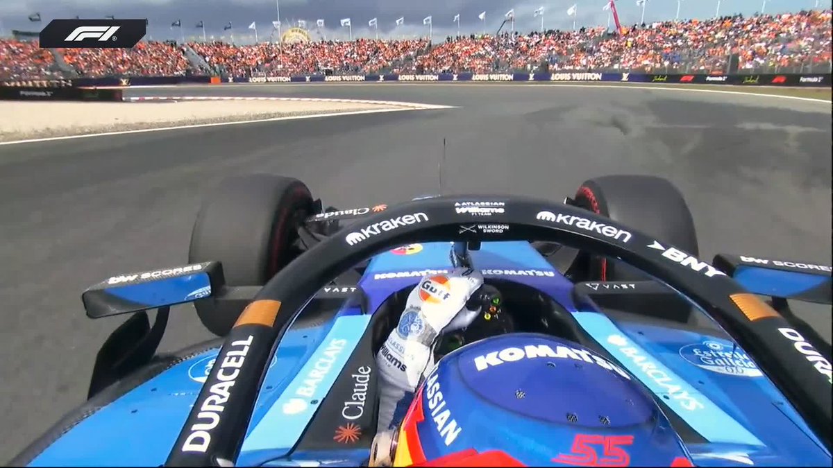Here's what happened to Carlos at Turn 13 🎥 #F1 #DutchGP