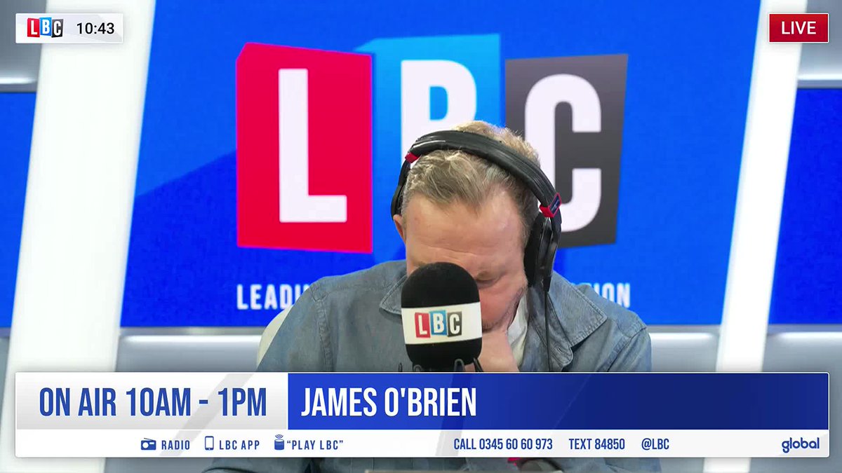 'I was completely stunned.' Caller David becomes emotional as he shares a story with James O'Brien where he experienced someone 'normalising' racism.