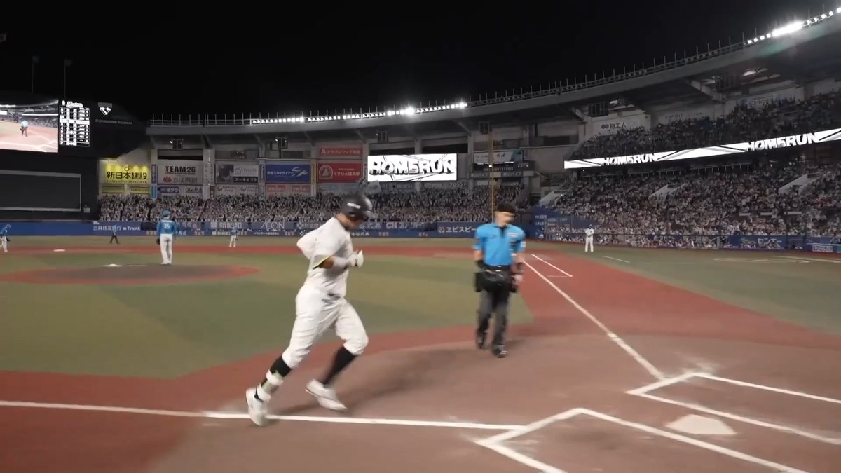 打った瞬間ライトスタンドへ！ これで一点差‼️ 千葉ロッテ 佐藤都志也 選手の第13号ソロホームラン🌈