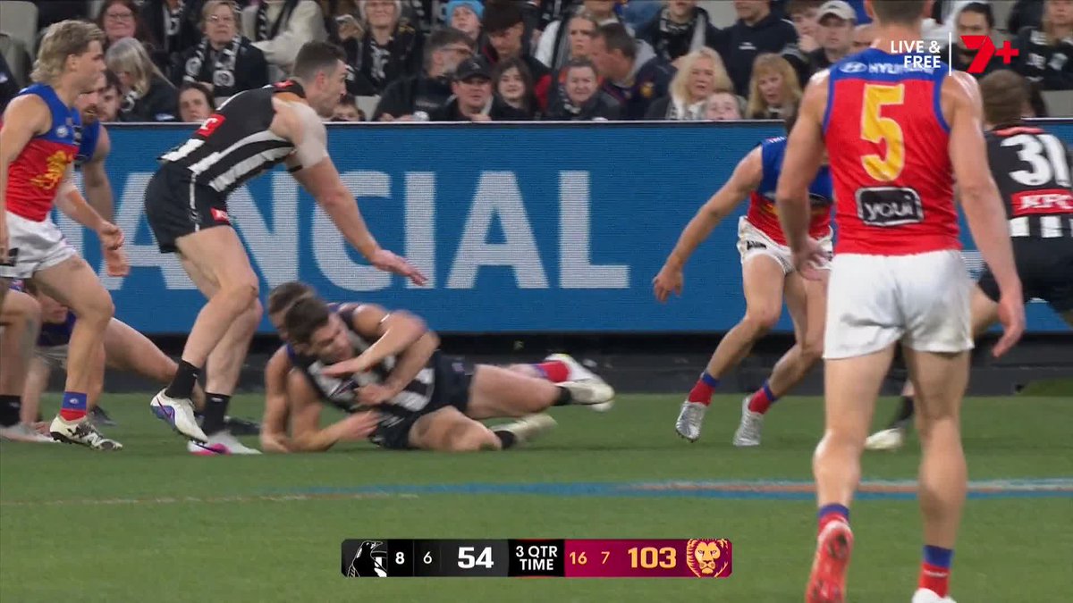 "This is a big incident for the MRO." 🗣️ Xander McGuire on Ty Gallop's tackle on Charlie West #AFLPiesLions