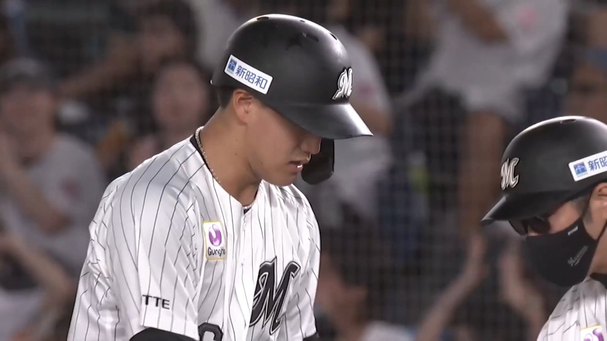終盤に試合を振り出しに戻す‼️ 千葉ロッテ 西川史礁 選手の同点タイムリーヒット👏