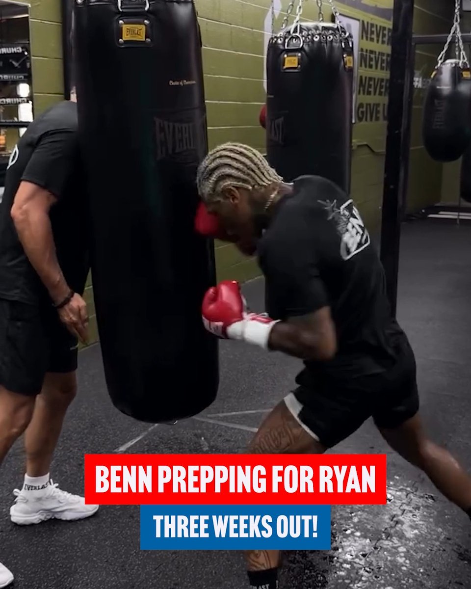 Conor Benn working hard as his WBC welterweight title shot against Ryan Garcia approaches 💪 #GarciaBenn l Sept 12th in Las Vegas 🇺🇸