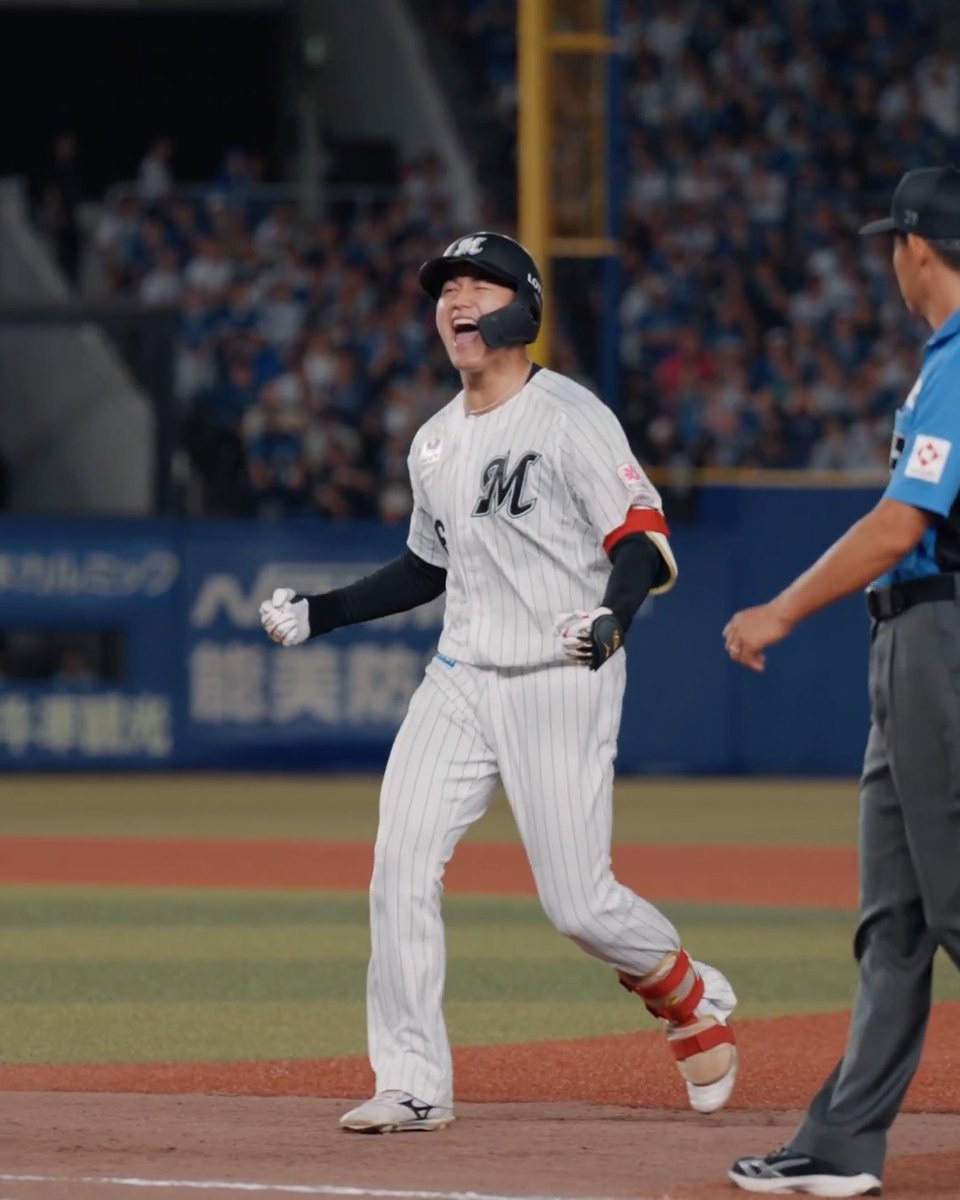 GAME-TYING RBI! #chibalotte #MarinesBaseball