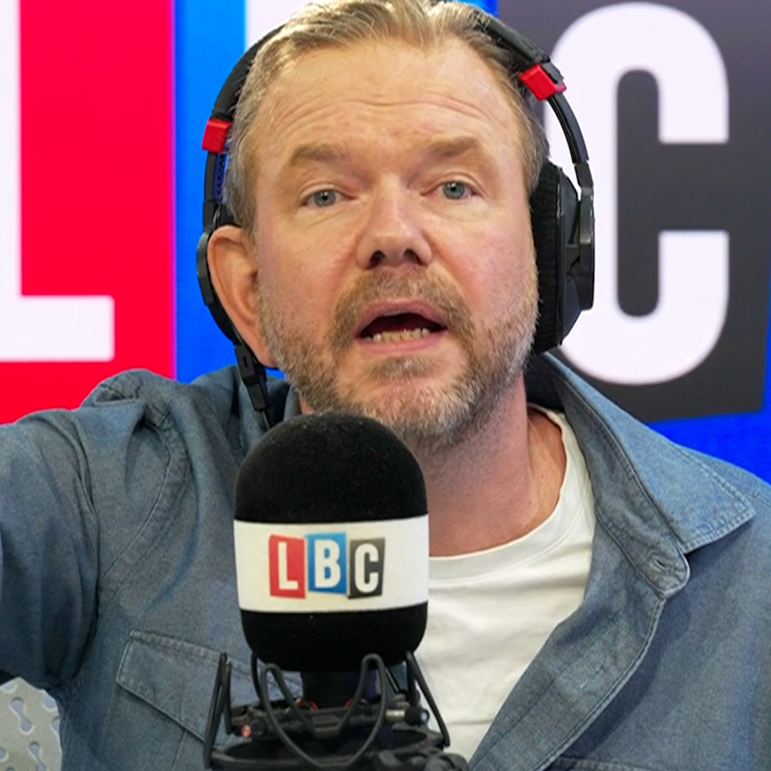 'Breaking news! Couple moves house!' James O'Brien reacts to the media's 'obsessive' coverage of Prince Harry and Meghan.