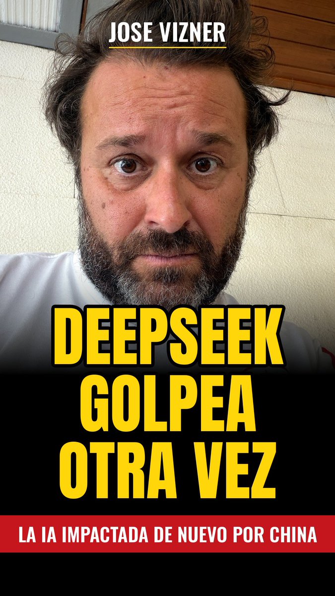 ÚLTIMA HORA: DeepSeek la vuelve a liar. Saca un modelo nuevo que revoluciona el avance de la IA DeepSeek ha sacado sin avisar su modelo con visión: V4-Flash-Vision-Exp. Le enseñas un gráfico y lo interpreta. Solo por API. No está en la app ni en la web. Y el precio es lo que debería preocupar a Silicon Valley, no el modelo. Te lo cuento aquí. 👇👇👇
