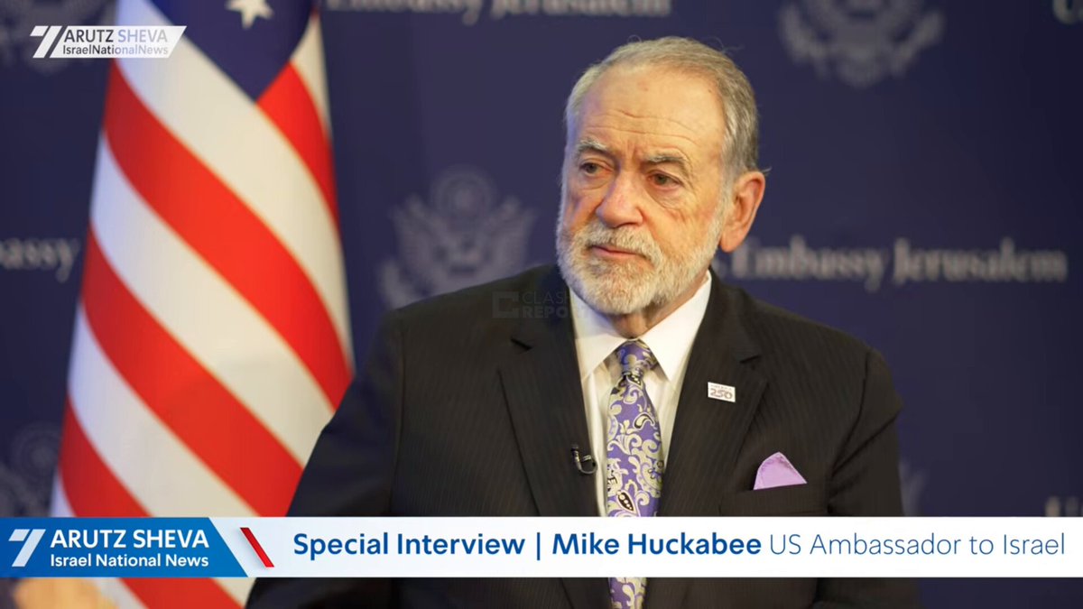 U.S. Ambassador to Israel Mike Huckabee on Israeli strikes in Syria: I don’t know that the U.S. has taken a position one way or the other, certainly not publicly. We’d love to see calm in the region. We want to see Syria succeed. We want to see Syria come to a security agreement with Israel. I think that’s very possible, but let’s hope it happens sooner rather than later. But it won’t be helped if it appears that Türkiye is trying to establish a firm foothold in Syria.