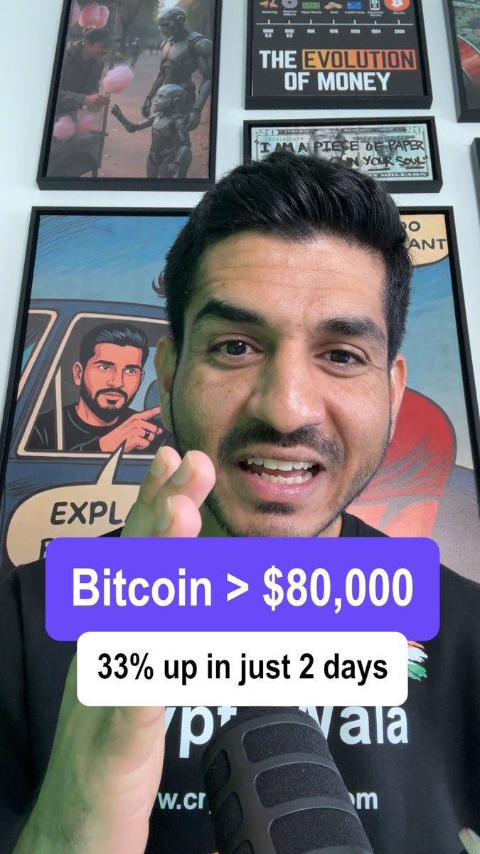 Bitcoin went 60K to 80K in 2 days and every single “ban is coming” expert has disappeared. Not one fear narrative came true. Now the signal sellers are back with fake screenshots. If you fall for it twice, that’s on you.