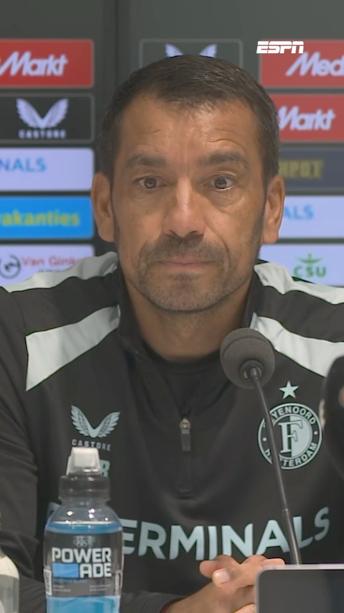 💰❌ Giovanni van Bronckhorst over het contact met kamp-Geertruida. "Hij is financieel gewoon niet haalbaar voor Feyenoord." 🔗