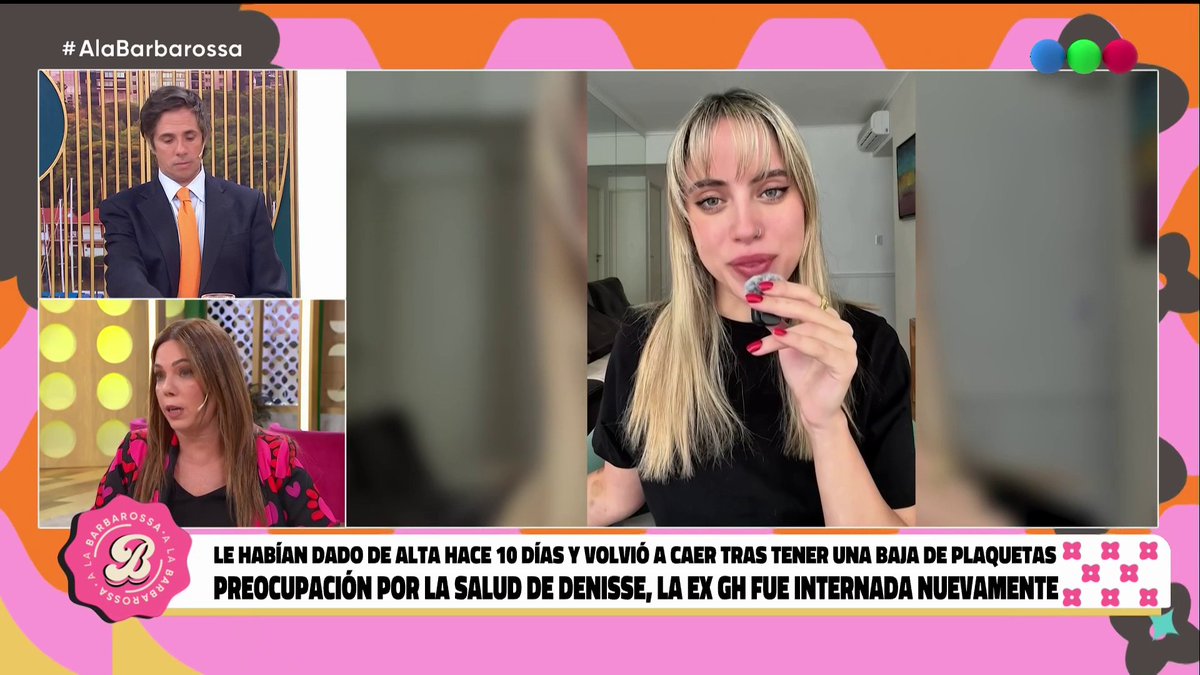 Incertidumbre y preocupación por la salud de Denisse González #ALaBarbarossa ahora por Telefe