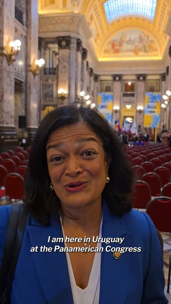 I’m in Montevideo for the Panamerican Congress with leaders from across the western hemisphere to fight back against fascism and to put power back in working people’s hands.