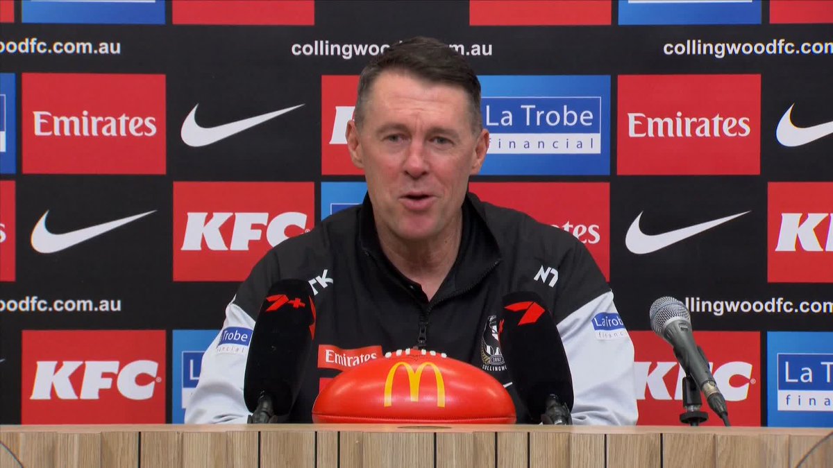 "I tell you what, if Carlton beat Freo tomorrow and the Bulldogs lose, I think it'll feel like a final." 🗣️ Craig McRae on if the Wildcard game will feel like a final #AFLPiesLions