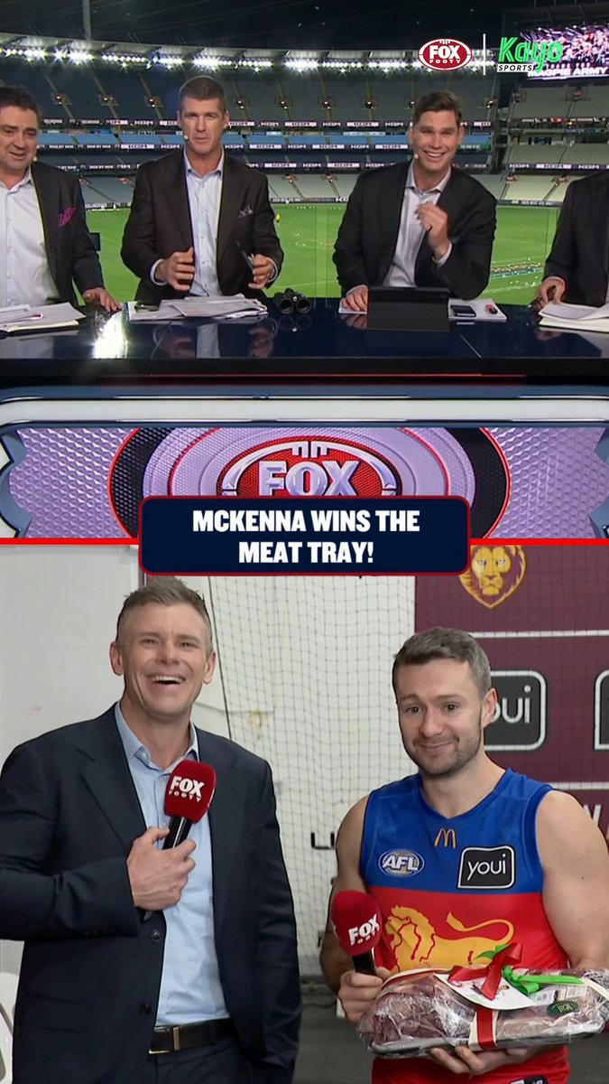 Congrats to Conor McKenna, the winner of this week's Meat Tray! #AFL #FoxFootyMeatTray