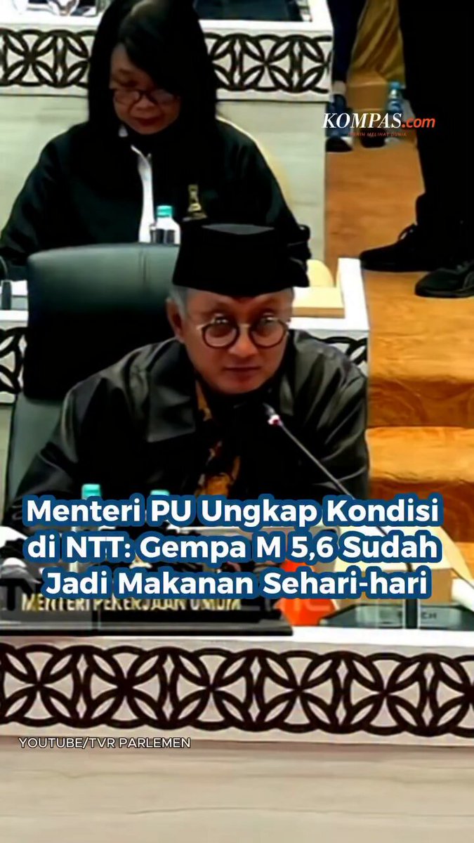 Gempa itu bencana Pak Mentri! Jangan dianggap biasa dan dengan mudah menyebut bencana gempa itu makanan sehari hari di NTT… Kalau nggak bisa beri solusi, paling nggak berikan rasa empati. Pada ketutup apa sih hati nurani kalian ?