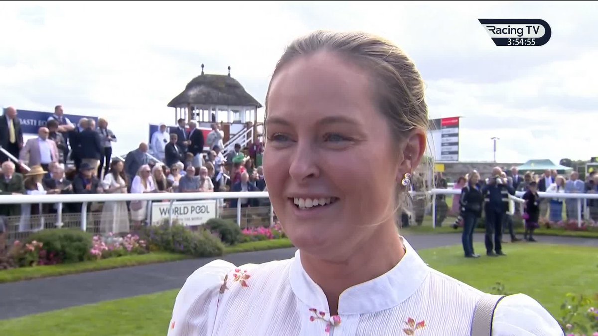Trainer Wesley Ward was just denied with Lady Aurelia in the Nunthorpe Stakes nine years ago. The American has landed our Coolmore-backed highlight now with Bacio and agent and daughter-in-law Caitlin Dunne tells us what this means ♥️