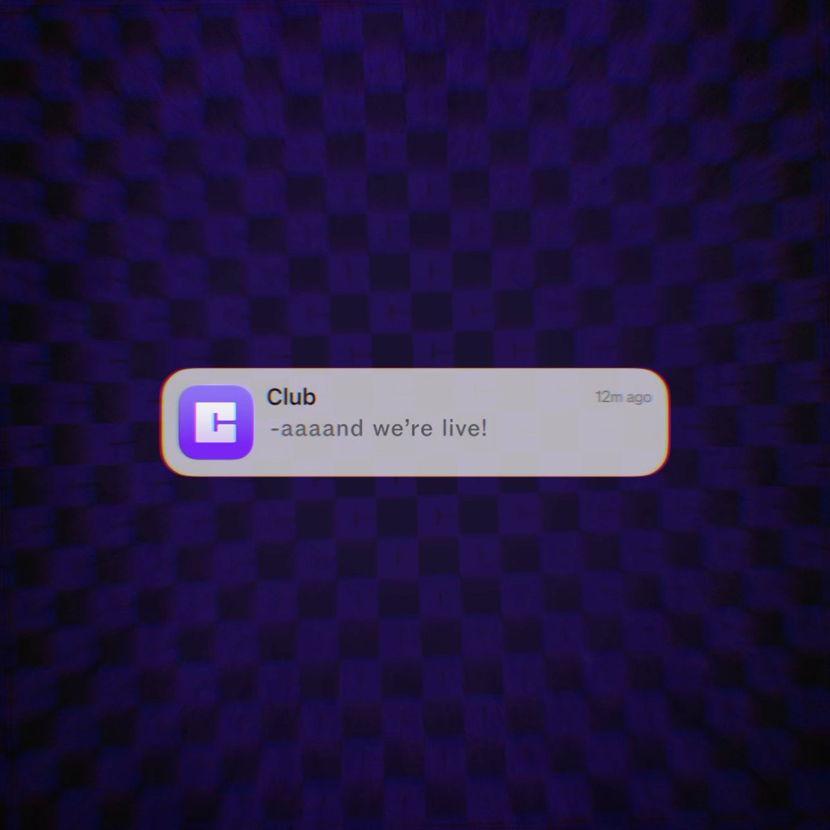 This is the moment. Club app is live everywhere iOS and Android, all platforms, all people, no exceptions. You waited, we built, now it's here. No more "soon." Stop scrolling and go download it, you're going to want to be here for what's next.