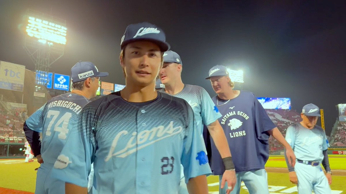 延長戦を制した仙台から、勝利直後のハイタッチをお届け! 全員でつかんだ大きな1勝。この流れに乗って明日も戦っていきましょう! #seibulions #打破 #アオフェス2026