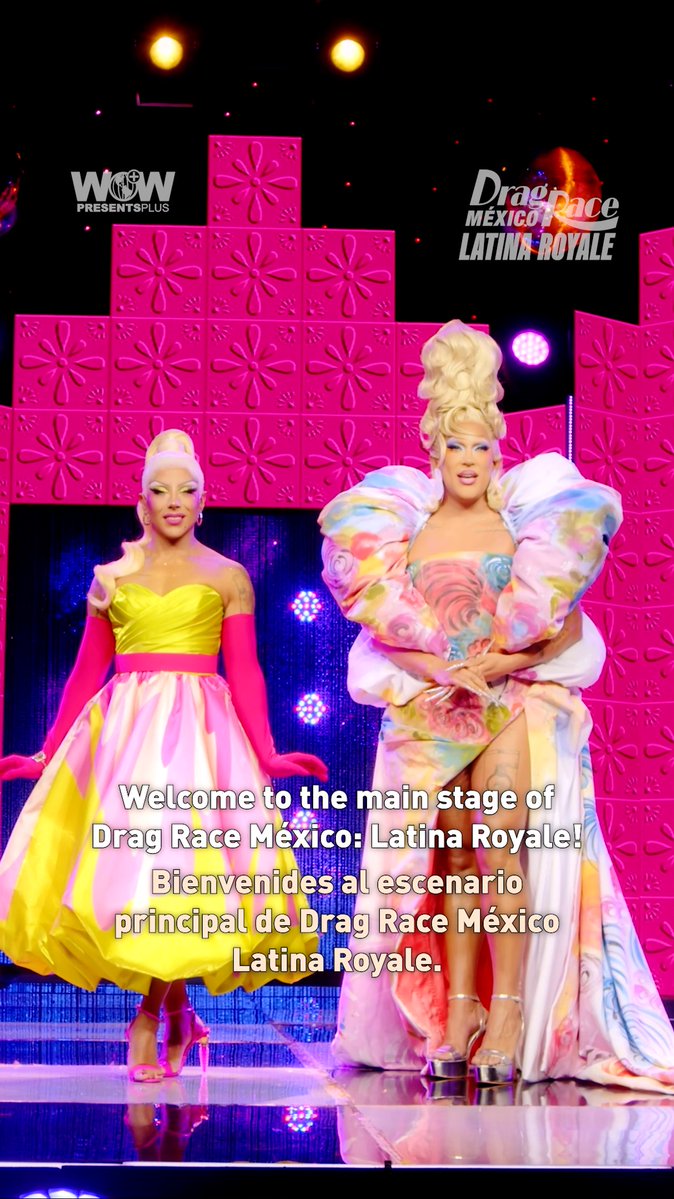 ¡Latinas, holis! 😍 ¡Lolita Banana y Taiga Brava deslumbran en la pasarela de Drag Race México: Latina Royale! ⭐️ 🇲🇽🌎 #DragRaceMexico #LatinaRoyale estrena los jueves en WOW Presents Plus: @lalolitabanana Taiga Brava ✨ WOW Presents Plus #DragRace
