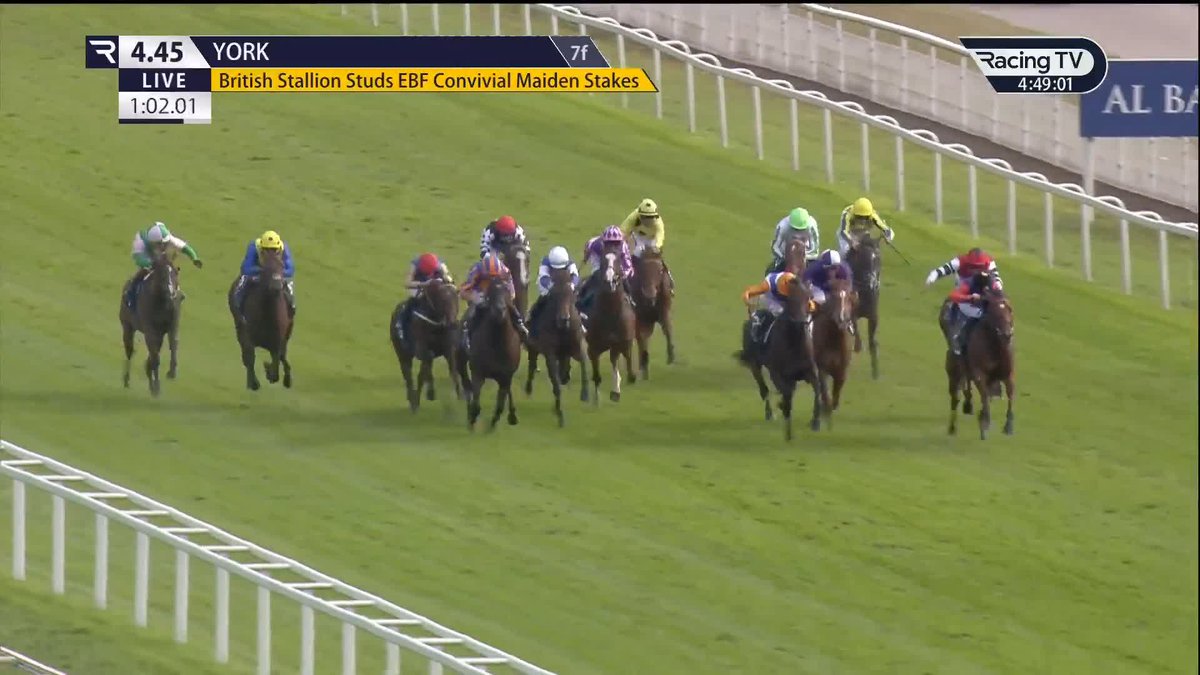 Benjamin Hornigold (Blackbeard) strikes on debut in the £100,00 British EBF Convivial Maiden no less for Colin Keane and Joseph O'Brien York Racecourse